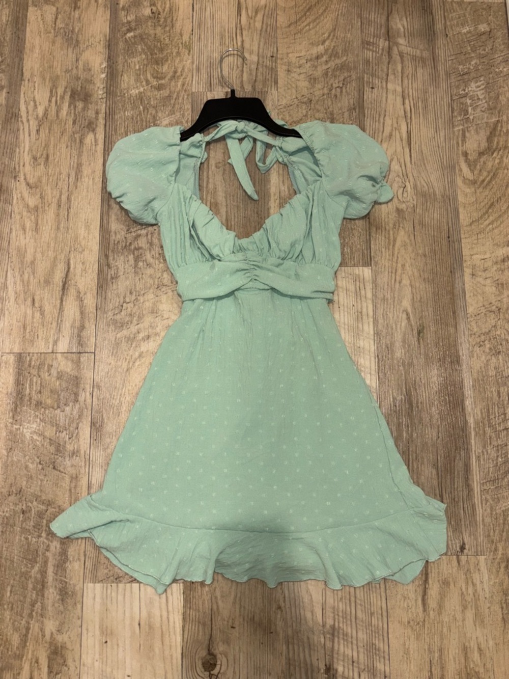 Lucy in the Sky Sage Green Mini Dress